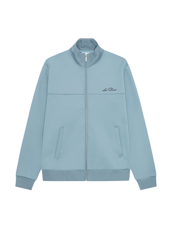 Les Deux Signature Track Jacket - Faded Denim Blue